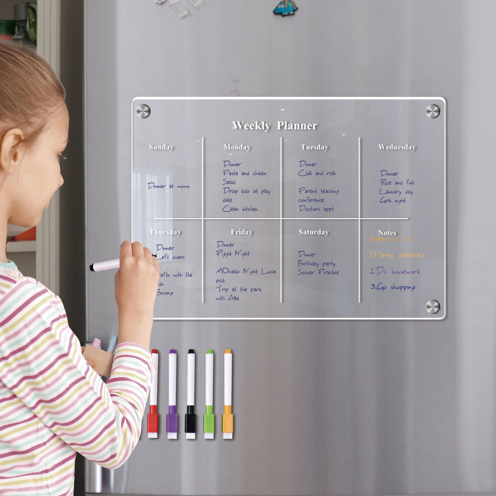 Fridge Magnet Calendar Board W - Magnetic Whiteboard Calendar review and price