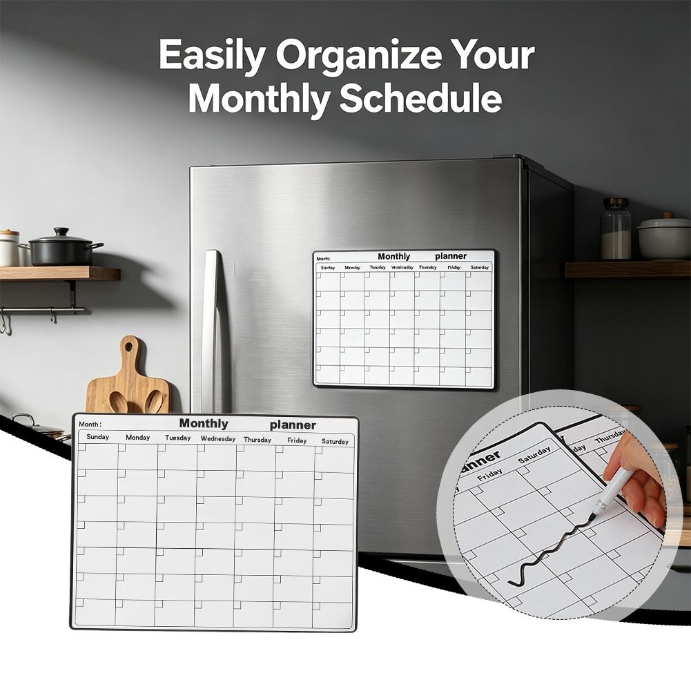 Magnetic Refrigerator Dry Eras - Magnetic Whiteboard Calendar review and price