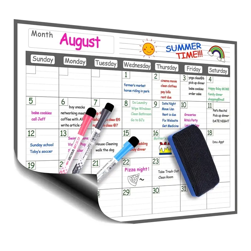 1 Set Magnetic Refrigerator Dr - Magnetic Whiteboard Calendar review and price