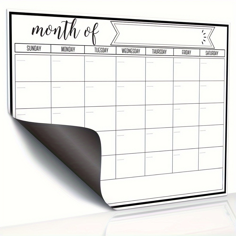 1Pc Magnetic Dry Erase Calenda - Magnetic Whiteboard Calendar review and price