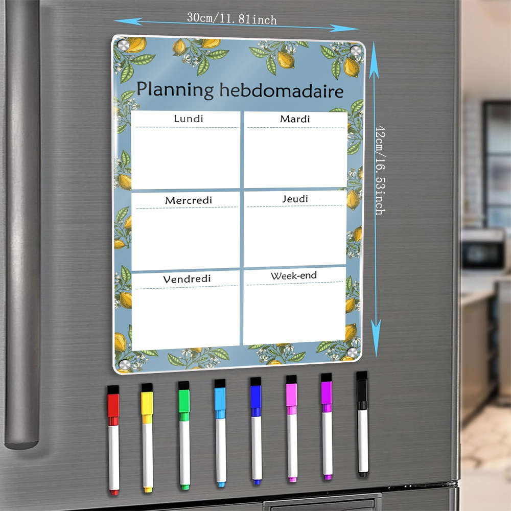 Weekly Magnetic Calendar 16.54 - Magnetic Whiteboard Calendar review and price