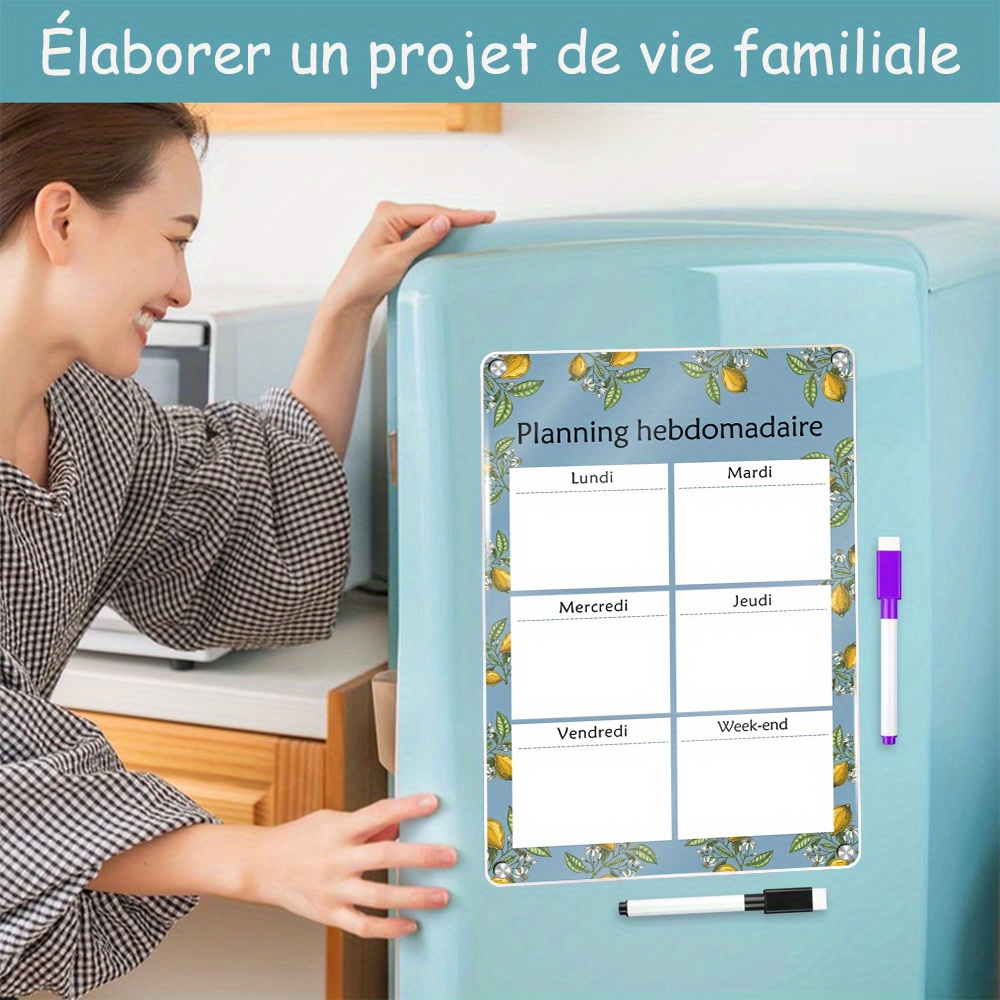 Weekly Magnetic Calendar 16.54 - Magnetic Whiteboard Calendar review and price