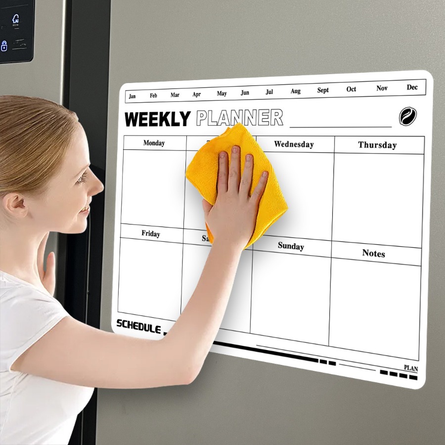 Erasable Week Plan Schedule Ca - Magnetic Whiteboard Calendar review and price