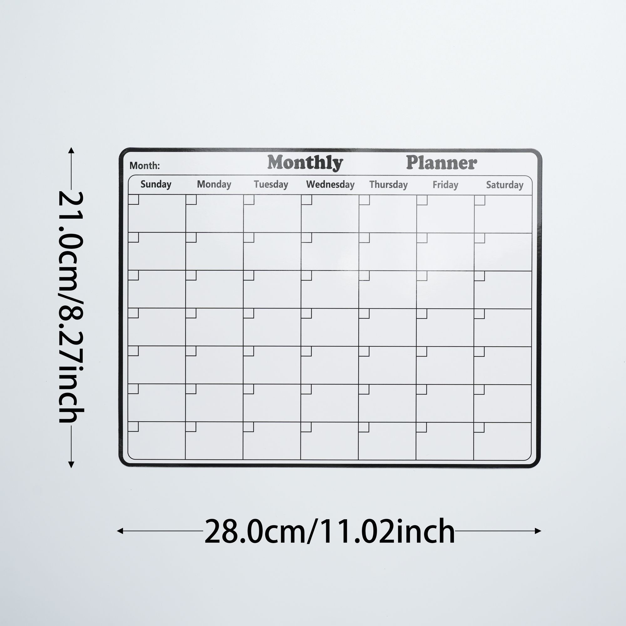 5Pcs/Set Electrostatic Wall Pl - Magnetic Whiteboard Calendar review and price