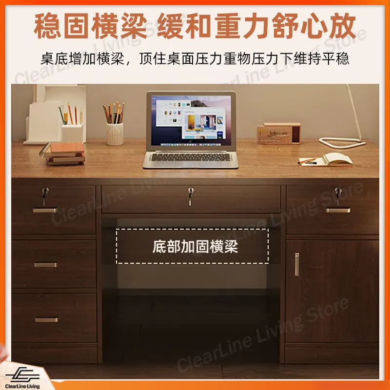 Solid Wood Desk Student Study  - Office Furniture Rental review and price